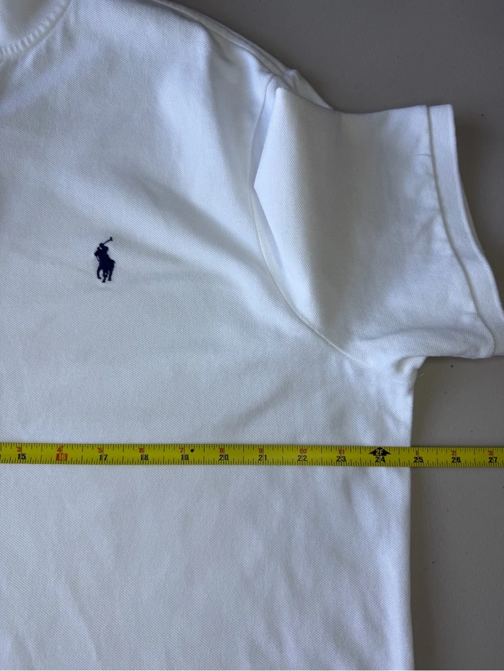 Polo Ralph Lauren White Pique Polo Shirt Men’s XL Classic Fit